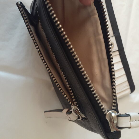 Radley Leather Bifold Wallet Silver Scottie logo - Picture 8 of 12